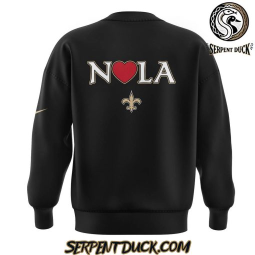 New Orleans Saints NOLA Strong Black Sweatshirt