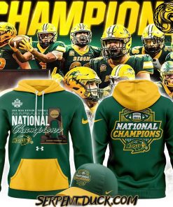 North Dakota State Bison Football 2024 FCS National Champions Hoodie