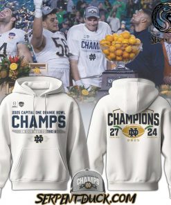 Notre Dame Football 2025 Capital One Orange Bowl Champs On Our Way To The A Hoodie