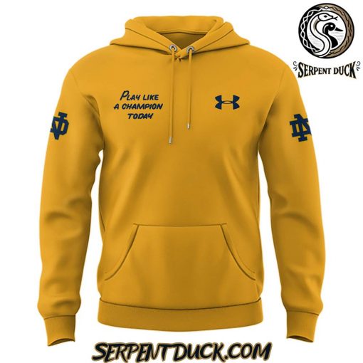 Notre Dame Football Play Like a Champion Today Limited Hoodie