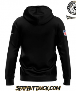 Ohio State BucLas Vegas Raiders Coach Antonio Pierce Black Hoodiekeyes Frozen Confines 2025 Hoodie