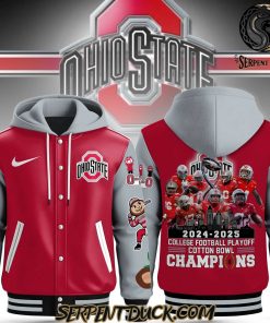 Ohio State Buckeyes 2024-2025 College Football Playoff Cotton Bowl Baseball Jacket