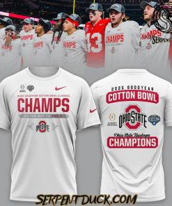 Ohio State Buckeyes 2024/2025 Cotton Bowl Champions Locker Room T-Shirt