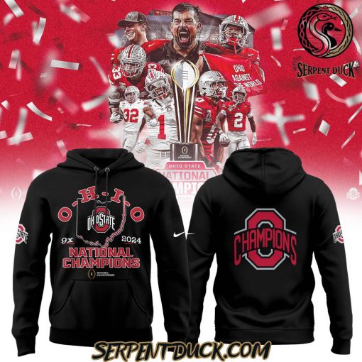 Ohio State Buckeyes 9x National Champions Hoodie