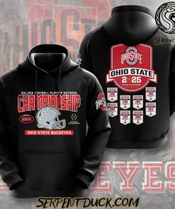 Ohio State Buckeyes College Football Playoff National Championship 2025 Hoodie