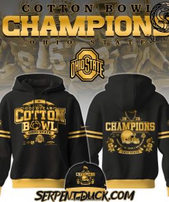 Ohio State Buckeyes Cotton Bowl Champions Black Sweatshirt