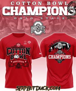 Ohio State Buckeyes Cotton Bowl Champions Red T-Shirt