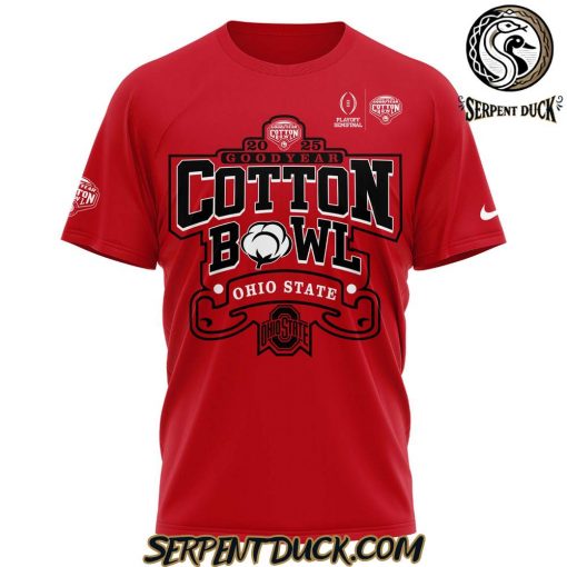 Ohio State Buckeyes Cotton Bowl Champions Red T-Shirt