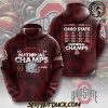 Ohio State Buckeyes 2024 National Champs Win For The Ages Hoodie