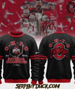 Ohio State Buckeyes O-H-I-O 9x National Champions 2025 Sweatshirt