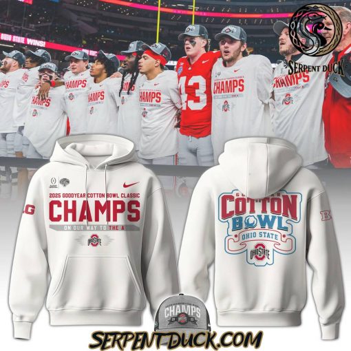 Ohio State Football Cotton Bowl Champions Unisex Hoodie