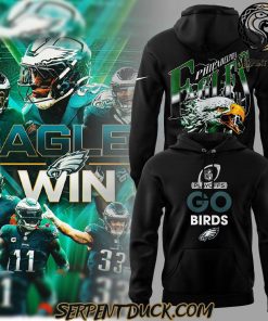 Philadelphia Eagles 2024 NFL Playoffs Go Birds Hoodie