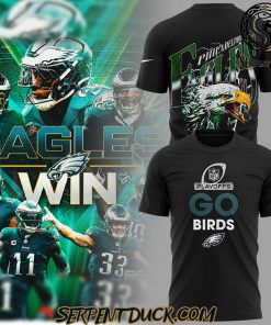 Philadelphia Eagles 2024 NFL Playoffs Go Birds T-Shirt