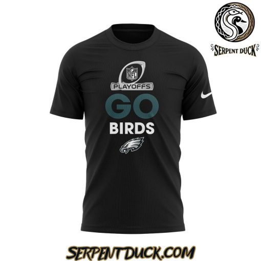 Philadelphia Eagles 2024 NFL Playoffs Go Birds T-Shirt