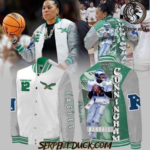 Philadelphia Eagles Coach Dawn Staley Baseball Jacket