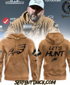 Philadelphia Eagles Let Hunt Brown Hoodie