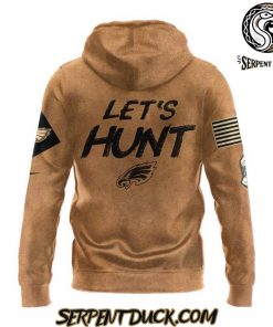 Philadelphia Eagles Let Hunt Brown Hoodie