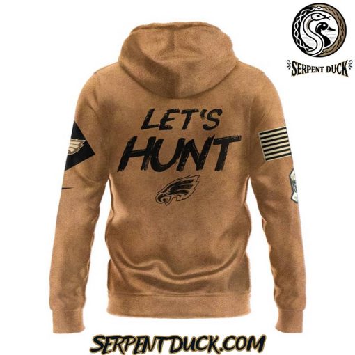 Philadelphia Eagles Let Hunt Brown Hoodie