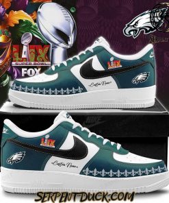 Philadelphia Eagles Super Bowl Lix 2025 Limited Edition Air Force 1 Sneaker