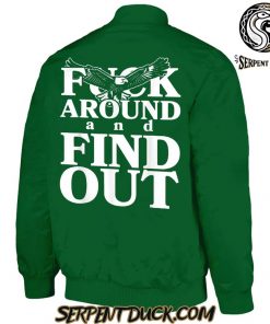 Philadelphia Eagles x Fuck Around and Find Out Baseball Jacket