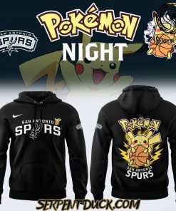 San Antonio Spurs x Pokemon Night Hoodie 2025