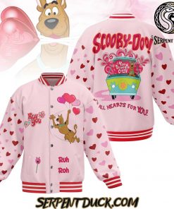 Scooby-Doo Ruv You I’m All Hearts For You Baseball Jacket