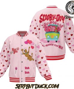 Scooby-Doo Ruv You I’m All Hearts For You Baseball Jacket