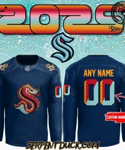 Seattle Kraken 2025 NHL Lunar New Year Premium Limited Custom Hockey Jersey