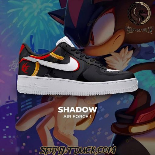 Shadow The Hedgehog Air Force 1 Sneaker