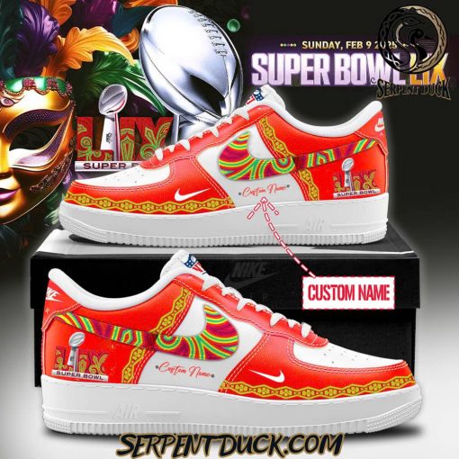 Super Bowl Lix 2025 Limited Edition Air Force 1 Sneaker