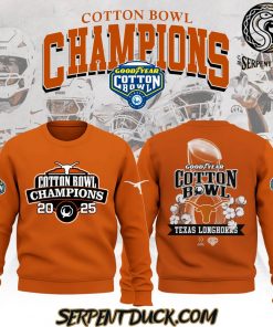 Texas Longhorn Cotton Bowl Champions Orange Sweatshirt 2025