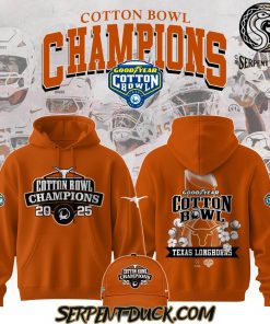 Texas Longhorn NCAA Cotton Bowl Champions 2025 Edition Hoodie