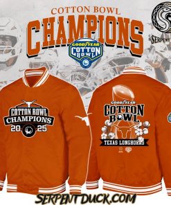 Texas Longhorn NCAA Cotton Bowl Champions Limited Edition Baseball Jacket 2025