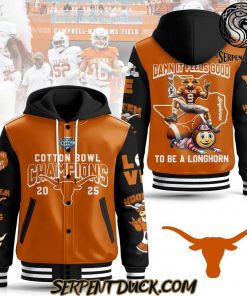 Texas Longhorns Damn It Feel Good To Be A Longhorn Baseball Jacket