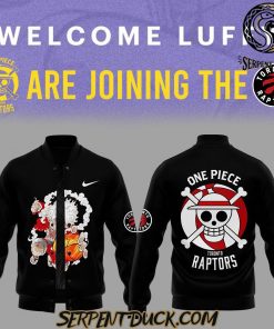 Toronto Raptors Welcome Luffy Are Joining Baseball Jacket