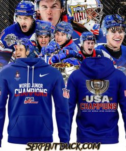 USA Hockey 2025 IIHF World Junior CHAMPIONS Hoodie