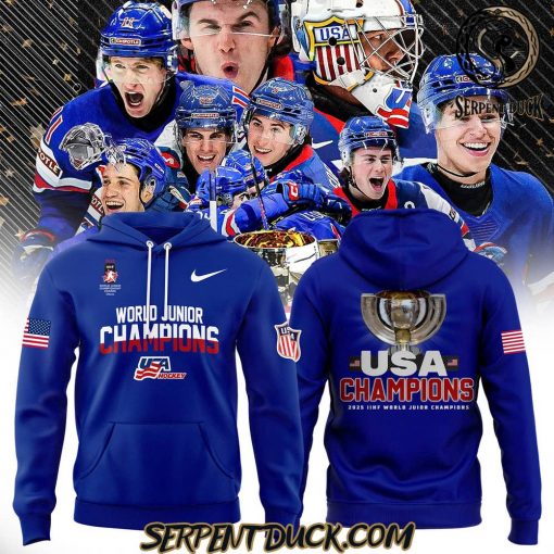 USA Hockey 2025 IIHF World Junior CHAMPIONS Hoodie