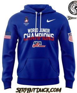 USA Hockey 2025 IIHF World Junior CHAMPIONS Hoodie