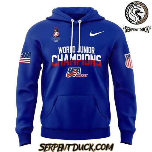 USA Hockey 2025 IIHF World Junior CHAMPIONS Hoodie