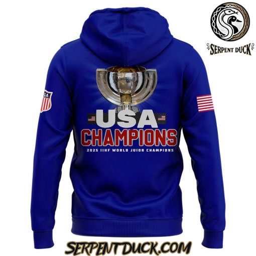 USA Hockey 2025 IIHF World Junior CHAMPIONS Hoodie