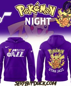 Utah Jazz x Pokemon Night Hoodie