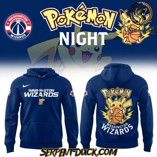 Washington Wizards x Pokemon Night Hoodie