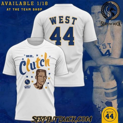 West Virginia Mountaineers Mr. Clutch West 44 Unisex T-Shirt