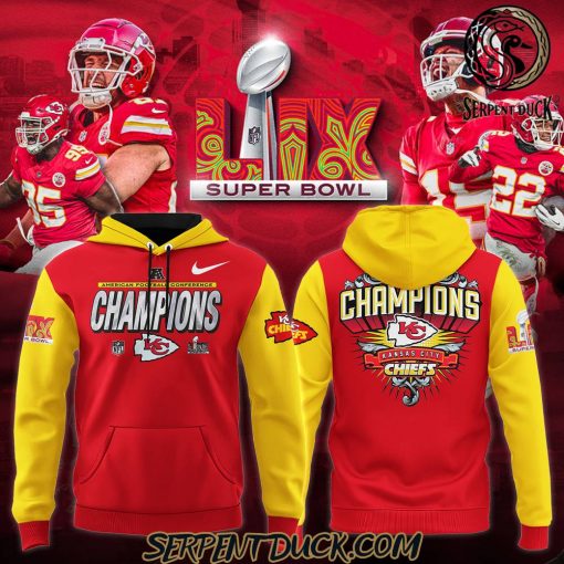 AFC Champions Kansas City Chiefs Super Bowl Hoodie