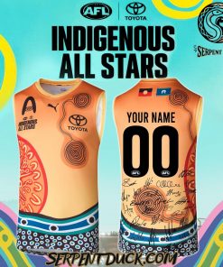 AFL 2025 Indigenous All Stars Guernsey SIGNATURE Custom Basketball Jersey