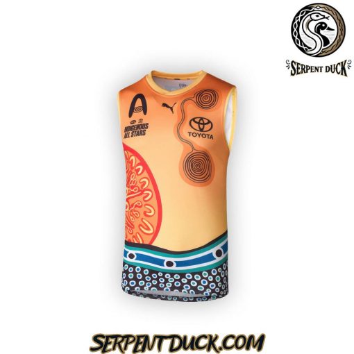 AFL 2025 Indigenous All Stars Guernsey SIGNATURE Custom Basketball Jersey