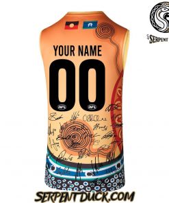 AFL 2025 Indigenous All Stars Guernsey SIGNATURE Custom Basketball Jersey