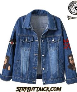 Alice Cooper Too Close For Comfort Love It To Deadth Denim Jacket