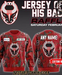 Birmingham Bulls Hockey 2025 Jersey Off His Back Raffles Sweatshirt