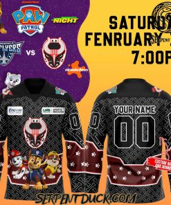 Birmingham Bulls x Paw Patrol Night And Weiner Dog Race Custom Hockey Jersey